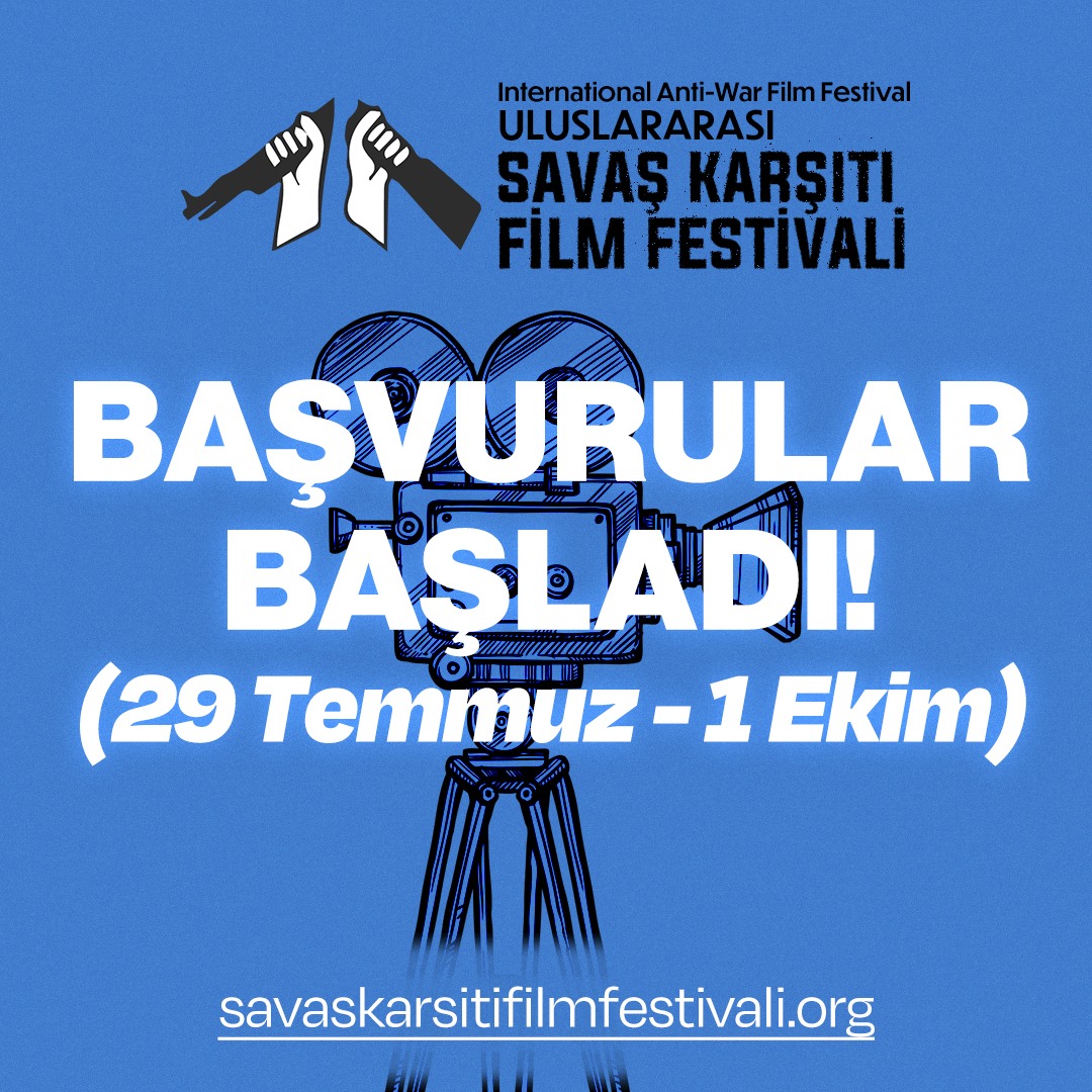1. Uluslararası Savaş Karşıtı Film Festivali Başvuruları&nbsp;Başladı!